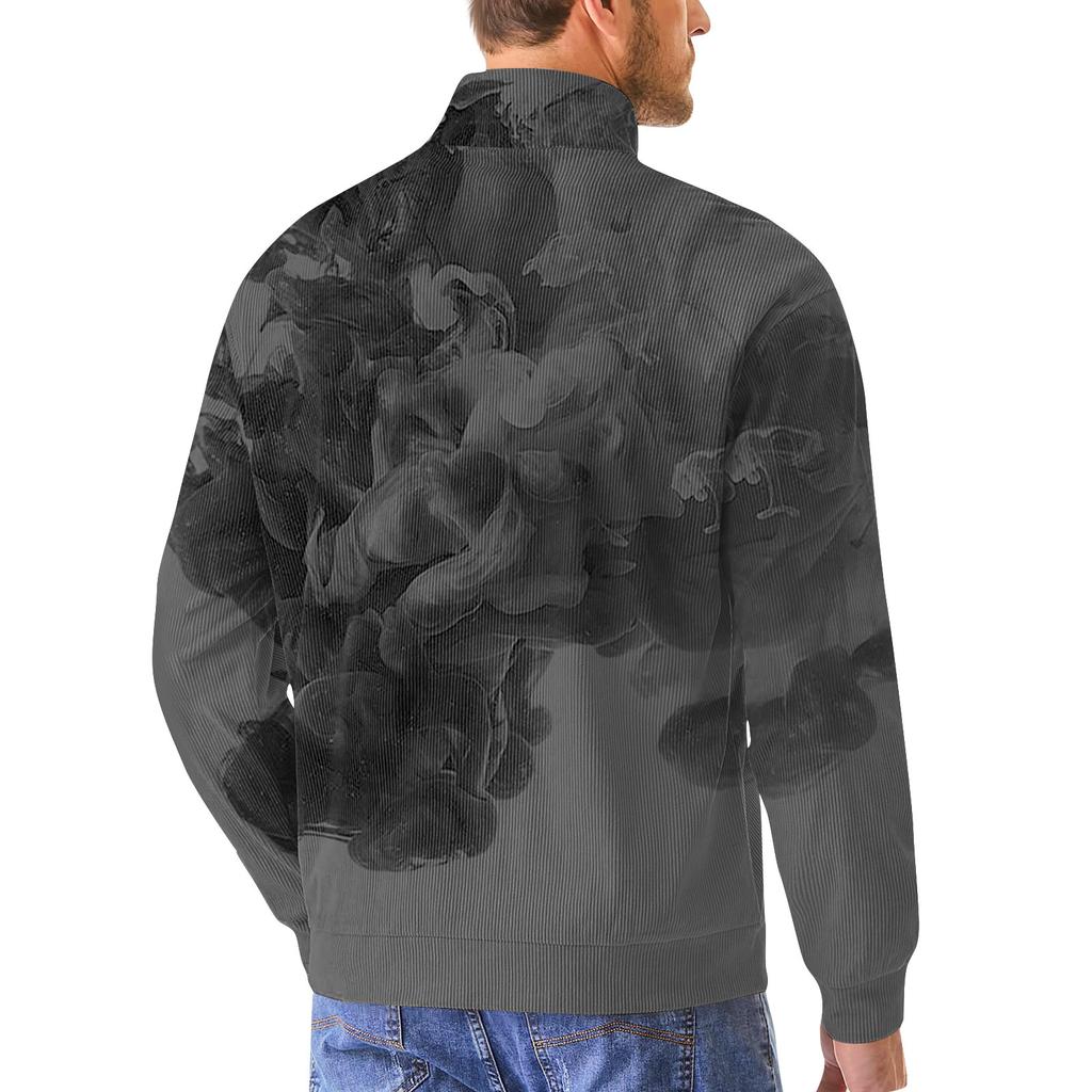 Men's Retro Casual Gradient Printed Sweatshirt