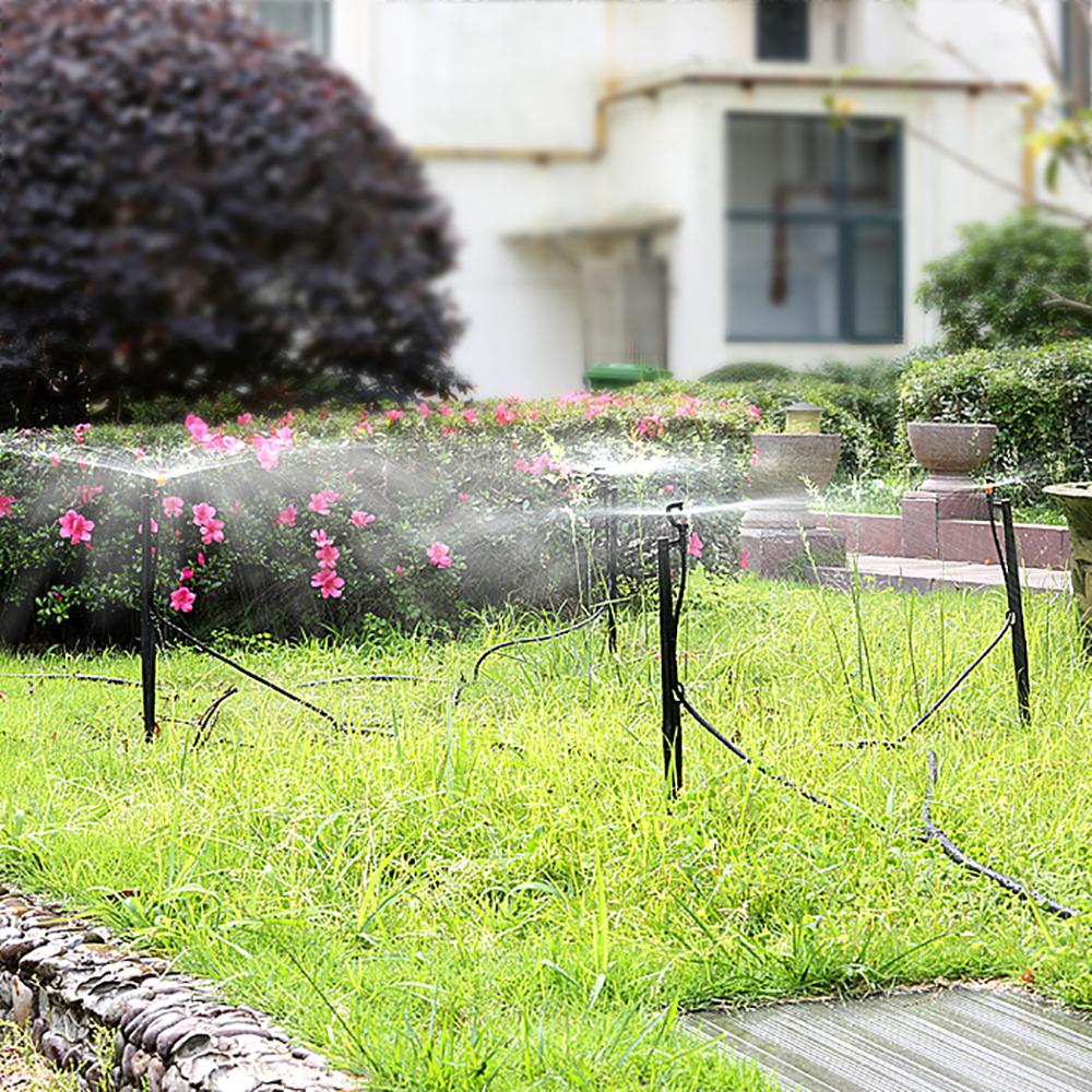 Buy Irrigation Micro Sprinkler Misting Cooling System Adjustable 12Pcs Nozzles & Stake 131ft