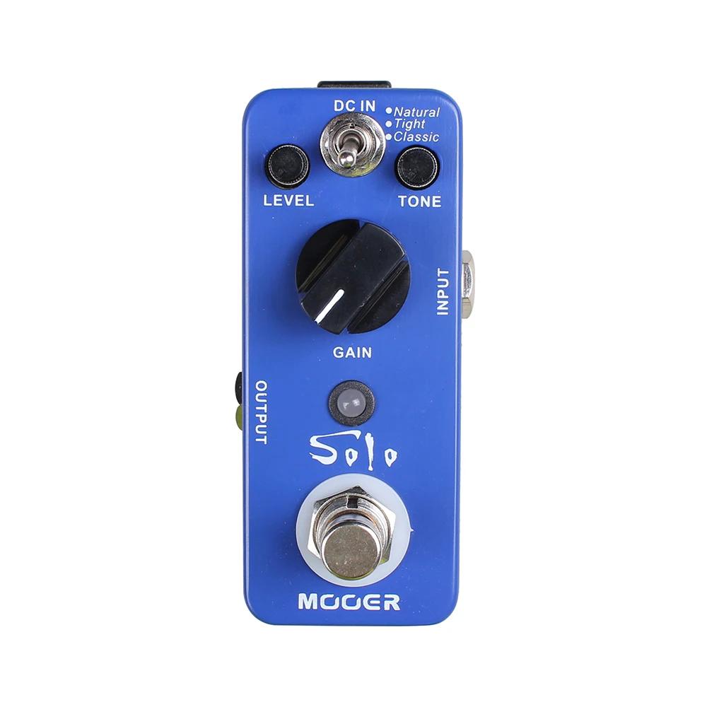 MOOER SOLO Distortion Guitar Pedal High-gain 3 Modes(Natural/Tight/Classic) Effect True Bypass Full Metal Shell Guitar Pedals