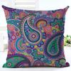 Ethnic Paisley Printed Cushion Covers Vintage Bohemian Pillow Case Decor Sofa
