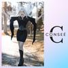 Black Gothic Bat Dress Clothing Vampire Costume Witch Costume