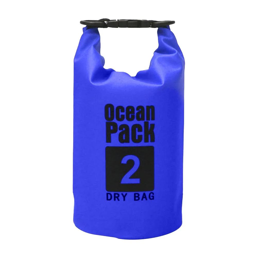 Borsa Impermeabile 2/3/5/10L Sacca Secca in PVC per Nautica Pesca Rafting Nuoto Galleggiamento Deriva Borsa Acqua Borsa Custodia da Campeggio