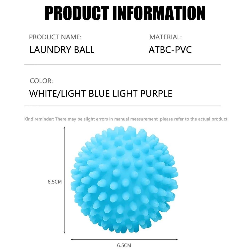 Laundry Ball Dryer Balls Reusable PVC Solid Home Cleaning Ball Household Cleaning Washing Machine Accessories Clothes Softener