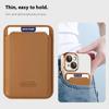 For iPhone 15 Case Compatible with MagSafe TPU + PC Mobile Cover with Card Bag