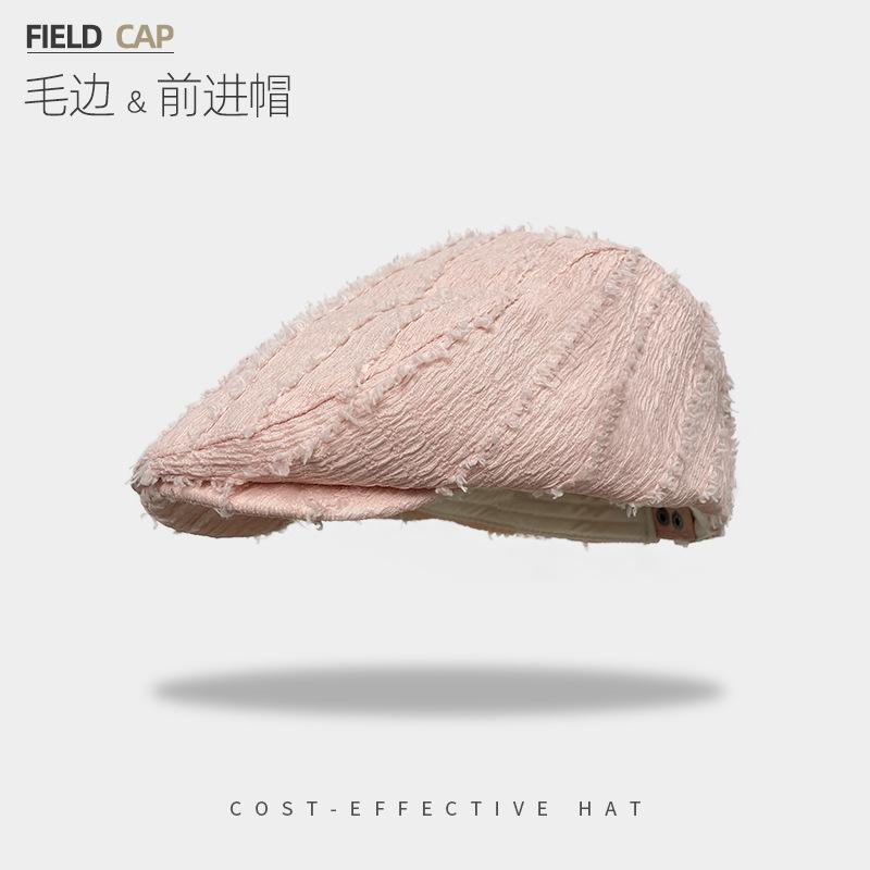 Retro Anti-duck Tongue Beret Children Summer Painter Newsboy Hat Simple Versatile Face Small Forward Hat
