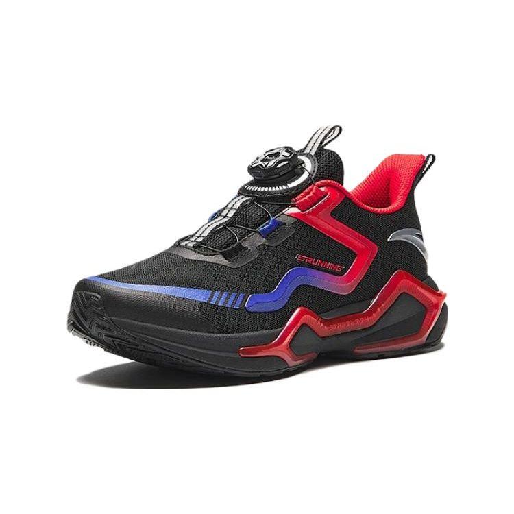 Anta Durable Lightweight Low-Top Kids Running Shoes Kids Sneakers Black Blue 312345505H-3