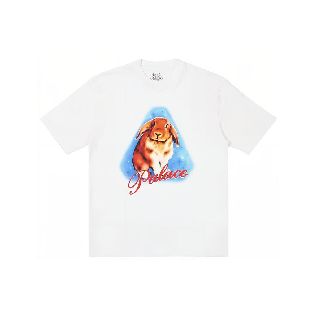 Palace Bunny T-Shirt White Unisex Tops P26TS010