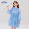 Disney Frozen Elsa Girls' Fake Two-Piece Princess Dress