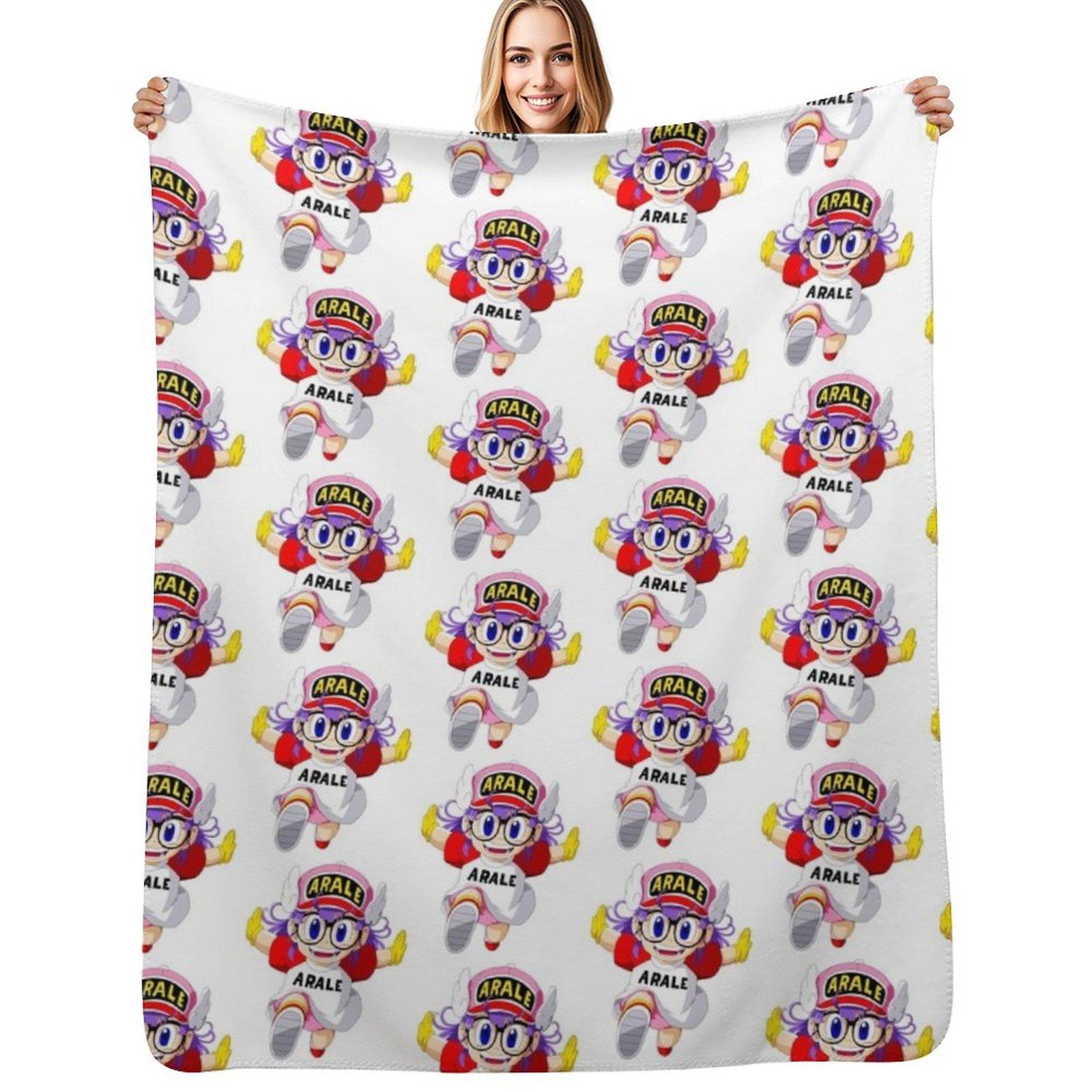ARALE Throw Blanket Color Fast Cozy Throw Blanket Size: 75*100cm, Weight: 230 GSM