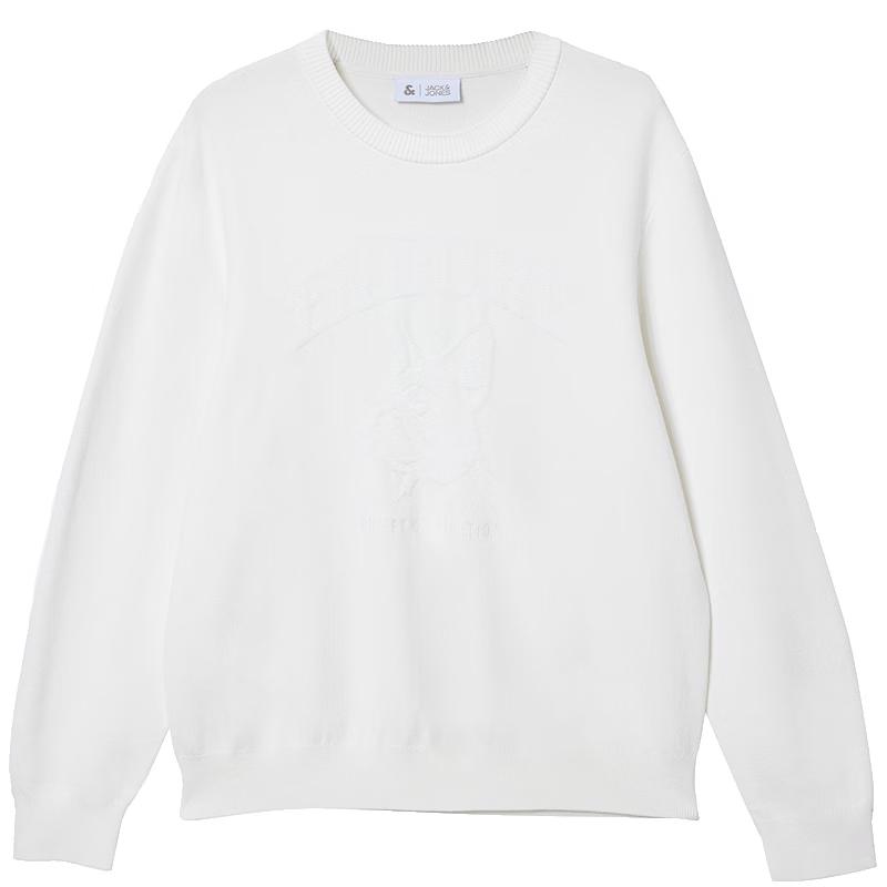 Мужской зимний джемпер Jack & Jones с жаккардовым узором и круглым вырезом S