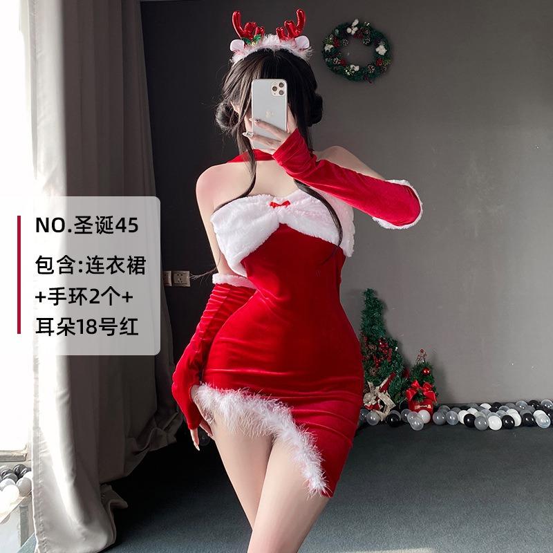 

Рождественское платье женское новое облегающее стройнящее костюмы Spice girls Сексуальные для ведущих прямых эфиров вечеринок Хэллоуин Average size