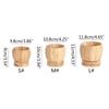 Bamboo Mortars and Pestle Set with Lid Pepper Garlic Spices Grinder Press Crusher Masher Kitchen Tool Grinding Bowl