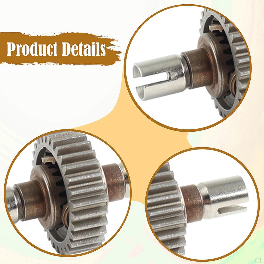 1:24 RC Car Differential Assembly Accessory Replacement Upgrade Replace for Remotes Control
