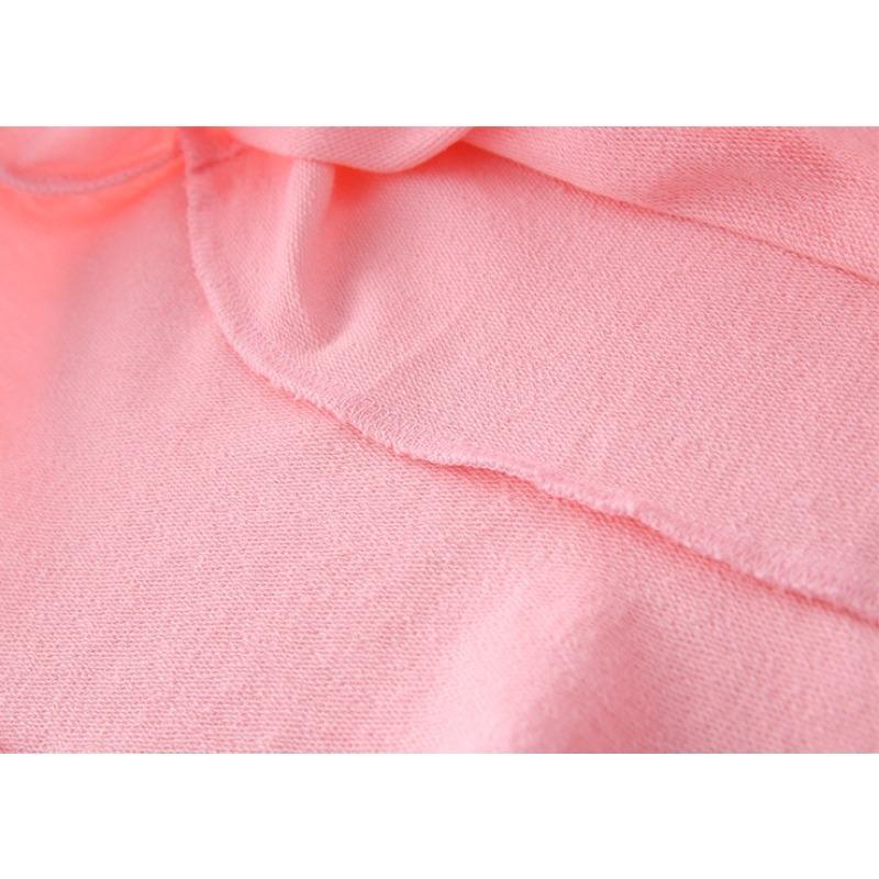 Spring Autumn Kpop Witch Hunting Team Lotus Leaf Edge Cartoon Rainbow Girls' Dress Cotton Long Sleeve Hoodie Hundred Fold Princess Dress