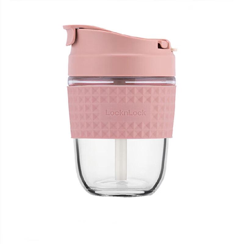 

LocknLock BoBo High Borosilicate Glass Portable Tumbler with Straw