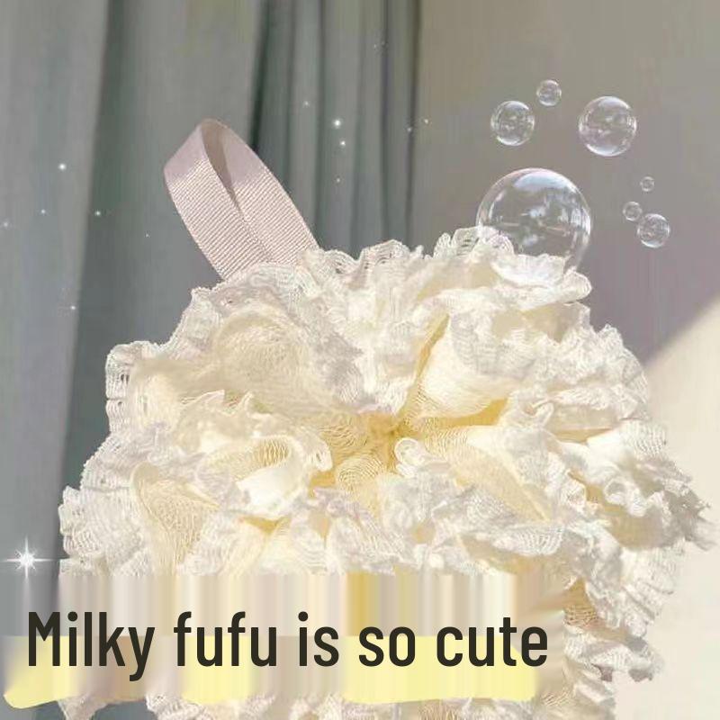 Yu Zhi Xiu Nicht-Dispergierender Badeblumen-Ball-Schrubber-Handtuch - Reichhaltiger Schaum