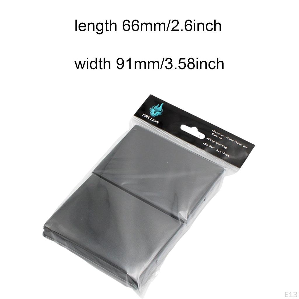 100 Pack Card Sleeves, Frosted, Versatile Gifts, High Performance, Lightweight, for Collector