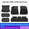 Floor Mats for Tesla Model Y/3 - Full Surround TPE Car Accessories