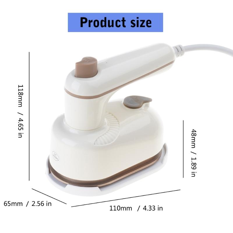 Multifuntional Handheld Clothing Steamer Steaming Iron Portable Fabric Iron Suitable for Household and Office Use