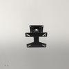 Adjustable HeavyDuty Iron TvMount WallBracket Black Stands Monitor Holder LivingRoom Bedroom Study Office FloatingShelves Rack