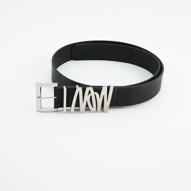 

Versatile And Belt Slimming With Metal Buckle Belt Paired With Jeans And Dress