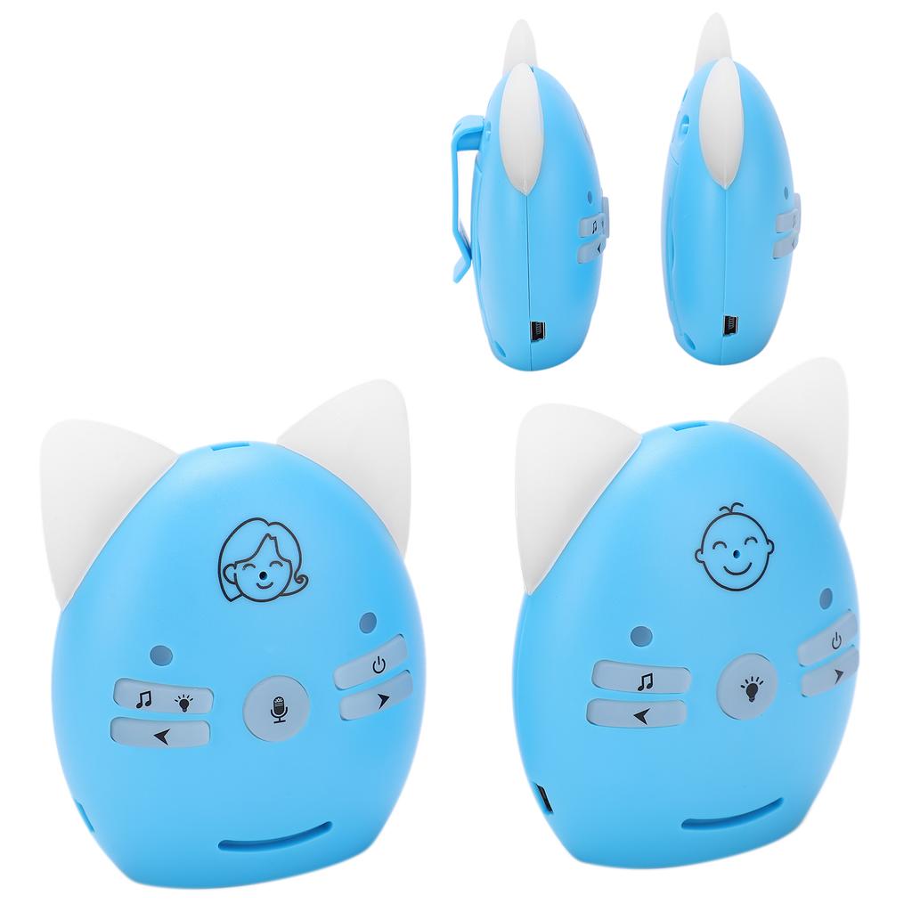 Drahtloses Audio-Babyphone Zwei-Wege-Gespräch Schallalarm Nachtlicht Heim-Audio-Monitor