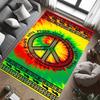 Vibrant Peace Love Harmony carpet floor mats Doormat Dormitory decoration Art Bathroom mat