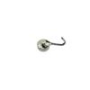 Rotating Silver Metal Magnetic Hook, No-Punch Installation, Strong Suction, Traceless Storage
