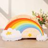 Wooden Rainbow Cloud Pen Holder Office Desktop Indoor Creative Crafts Storage Children's Ornament Toys