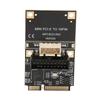 5Gbps Geschwindigkeit Mini-PCIe zu USB 3.2 Erweiterungskarte Plug and Play PCIE-Erweiterungskarte für LINUX
