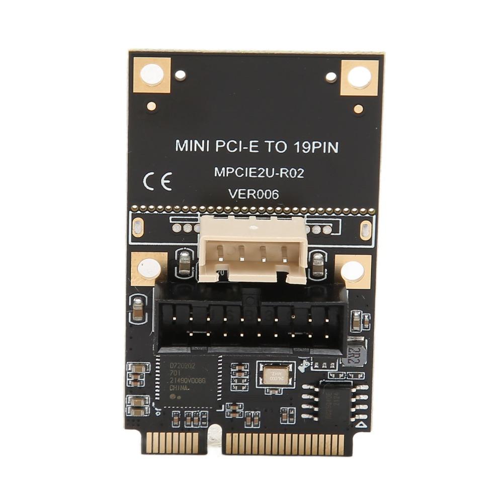 Front Interface Mini PCIE to USB3.2 Expansion Card  for Windows XP 7 8 10 11