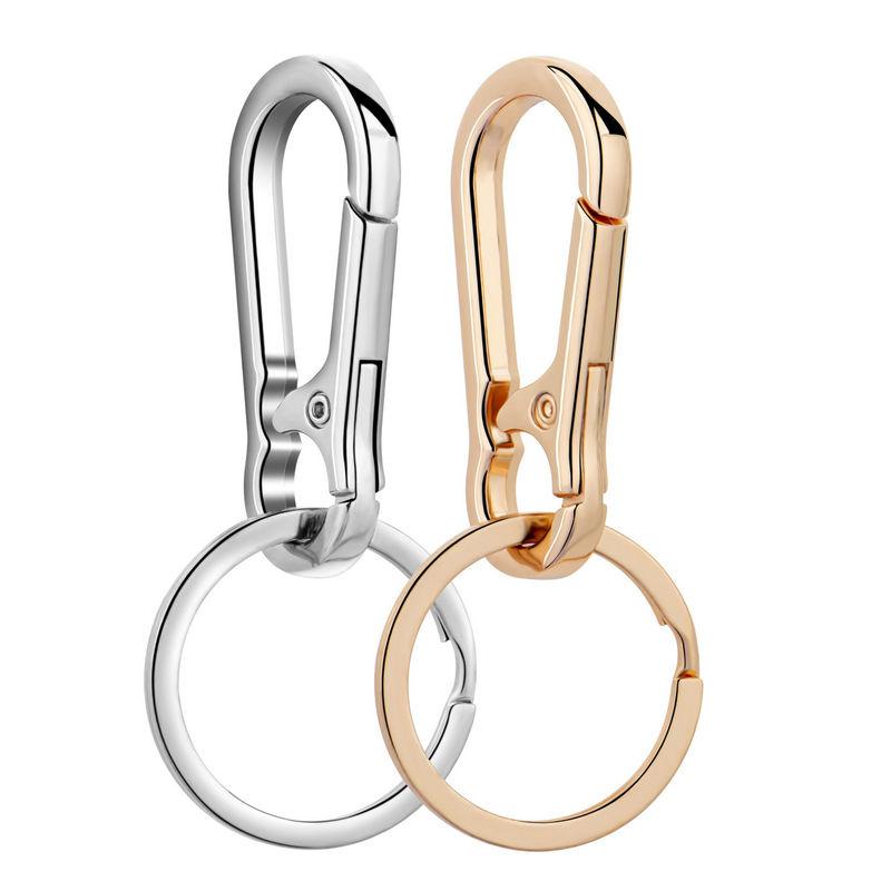 Metall Karabiner Clip Schlüsselanhänger Karabiner Form Schlüsselanhänger Schlüsselanhänger Ring Clip Halter Organizer für Zuhause Auto Schlüssel Schlüssel Finder Damen Herren