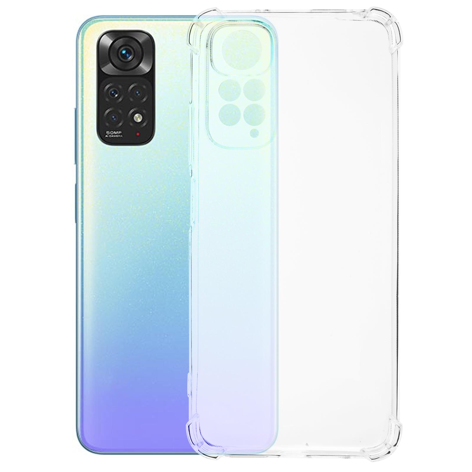 

TPU Case for Xiaomi Redmi Note 11 4G (Qualcomm)/Note 11S 4G,1.5mm Anti-scratch Clear Phone Cover A