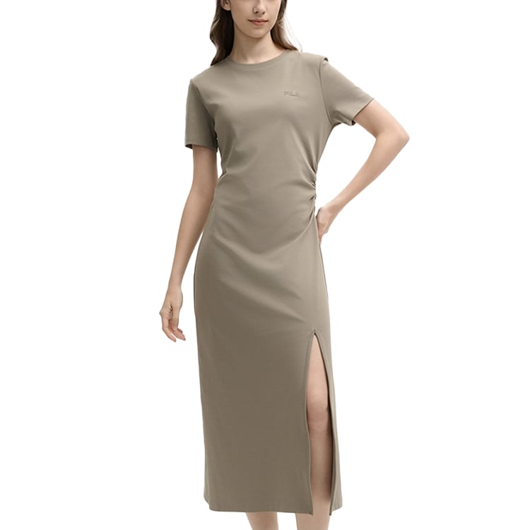 FILA ORIGINALE Short Sleeved Dress Women's Steam Gray GY F51W529314F-GY