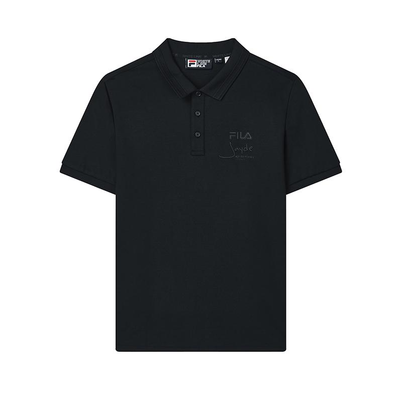 New FILA Polo Shirts Men's Jet Black F11M438121FBK