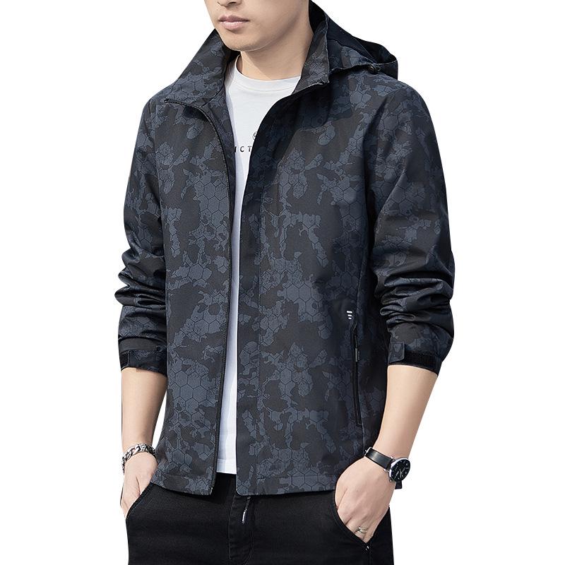 Camouflage-Windbreaker für Paare: Dünne winddichte Jacke für Damen und Herren, Frühling/Herbst 2025