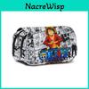 Astuccio Doppio Scomparto One Piece in Materiale di Nylon per Studenti e Ufficio