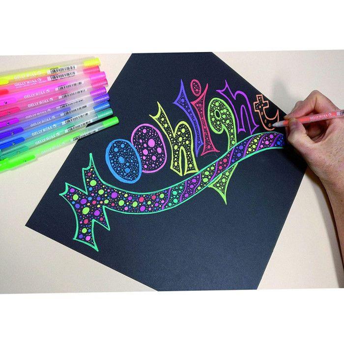 Gelpennen - Sakura - Gelly Roll 24 - 12 Stardust - 6 Metallic - 5 Moonlight