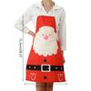 Home Decorative Apron Christmas Fabric Apron Anti-fouling Supermarket Nail Aprons for Dining Xmas Home Party Supplies