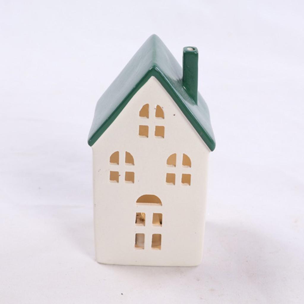 Christmas Table Decoration Hollow Gingerbread House Winter Holiday Table Decoration Warm Led Lights Holiday Gift