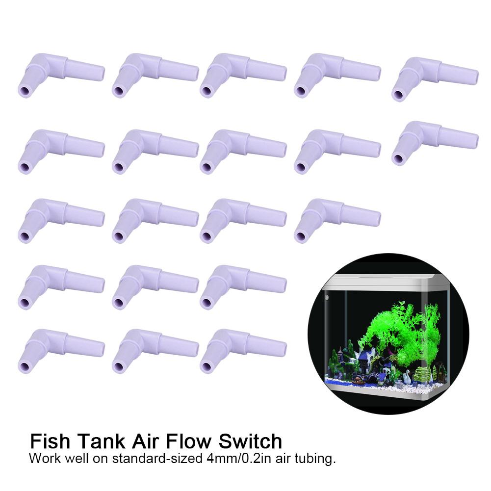 20pcs Aquarium Joints 3 Ways Increasing Oxygen Pump Tubing Connectors   Volume Control Valve