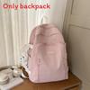 Fashion Capacity Big Backpack With Solid Color Design And Letter Decor For Daily