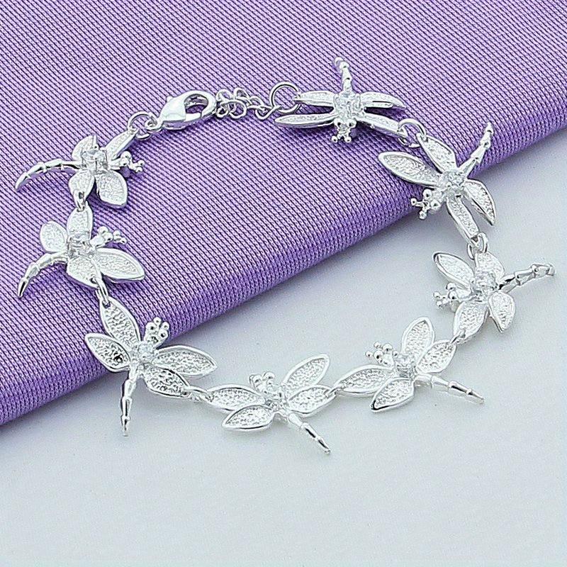 New Fashion   Copper Stunning Dragonfly Bracelets for Women Street Versatile Jewelry Accessories Party Christmas Gift