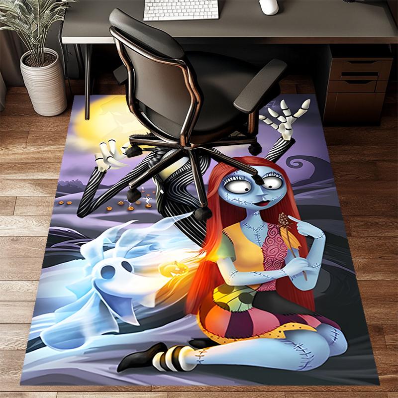 1pc Jack Christmas3 Design Printed Area Rug Carpet for Bedroom Living Room Home Decor Rugs Mat Non Slip Mat Rug for Bedside