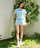 Conchwear Tennis Terry Banding Shorts (Baby Blue)