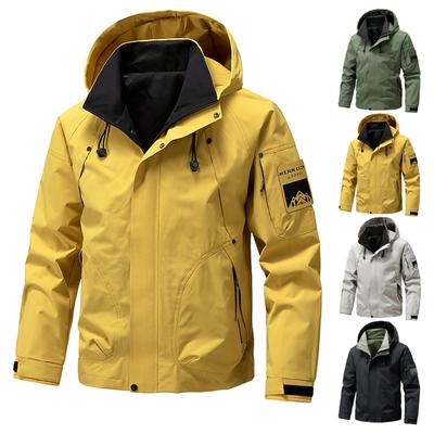 Men's Spring  Jackets American Outdoor Work Clothes Hooded Jackets Men's Clothing