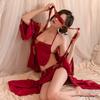 Smoke sexy underwear antique belly pocket temptation temptation sexy Guochao Hanfu qqny uniform flirting suit