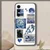 Retro Stamp   Phone Case For Samsung Galaxy A73,A72,A71,A70,A53,A52,A51,Soft Silicone Black Cover