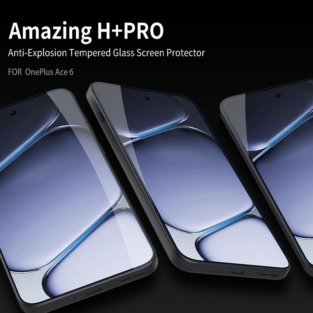 For OnePlus Ace 6 Glass Nillkin Amazing H+Pro 0.2MM Screen Protector Tempered Glass Film
