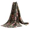 Cross Border Winter Elegant Light Luxury Imitation Cashmere Scarf Women's Fashion Commuter Floral Neck Protection Cold Shawl